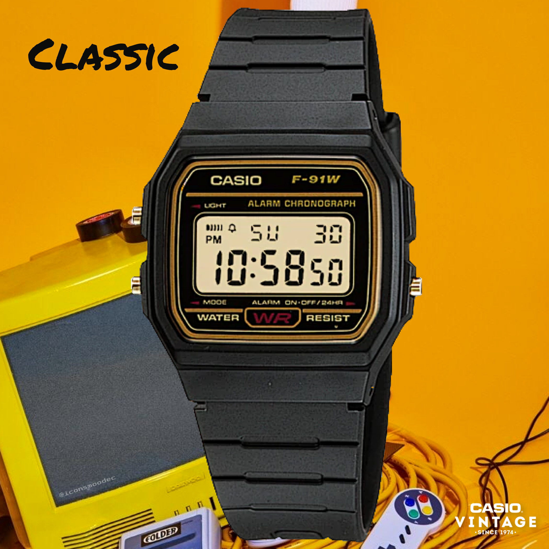 Casio Classic F-91WG-9